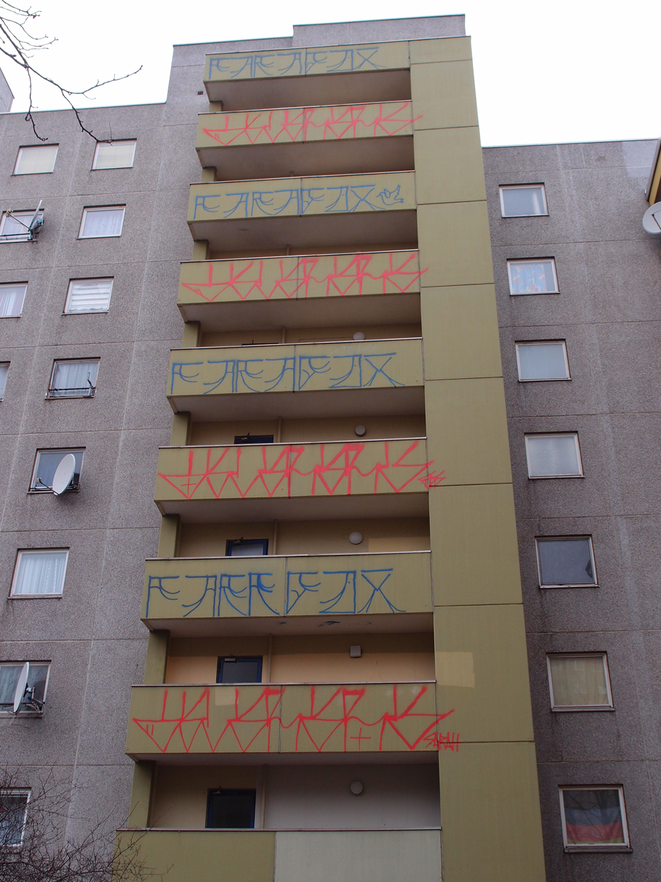 fotos de pixação em Berlim 2018/19